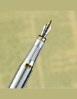 Najlepiej sprzedający się srebrny pióro wieczne JINHAO 250 M stalówka Gold Trim wymienny konwerter atramentu
