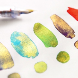 Jamie Notes czysta ręcznie robione złoto w proszku kolorowy atrament na wieczne pióro do zanurzania pisanie kaligrafii malowanie