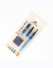 Luksusowe jakości 5 sztuk niebieski atrament Jinhao kolor zestaw 0.38/0.5mm pióro wieczne artykuły piśmiennicze dla uczniów dost