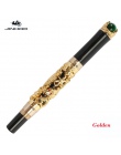 Wysokiej jakości JinHao luksusowe Dragon pióro wieczne w stylu Vintage 0.5 MM stalówka pióra do pisania materiały biurowe caneta
