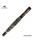Wysokiej jakości JinHao luksusowe Dragon pióro wieczne w stylu Vintage 0.5 MM stalówka pióra do pisania materiały biurowe caneta