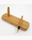 W stylu Vintage elegancki bambusa pióro wieczne z pudełkiem na prezenty biznesowe luksusowa marka biuro pisanie długopisy