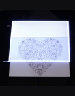 LED oświetlone tablica do pisania A4 podświetlana podkładka tablet graficzny śledzenia Pad szkicownik puste płótno do malowania 