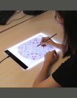 LED oświetlone tablica do pisania A4 podświetlana podkładka tablet graficzny śledzenia Pad szkicownik puste płótno do malowania 