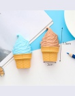 1 sztuk podwójny otwór plastikowa temperówka kreatywny Kawaii Cartoon lody temperówka do szkolne materiały papiernicze prezent