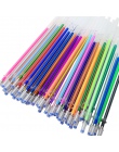 12/24/36/48 kolor tęczy Flash długopis żelowy wyróżnienia kolor napełniania pełna Shinning wkłady malarstwo wkłady długopisowe s