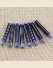 10 sztuk wkład atramentowy czarny/niebieski szkolne materiały papiernicze uniwersalny wieczne pióro wkłady jednorazowe atramento