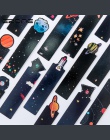 EZONE 30 sztuk/zestaw planety zakładek „ hotele ”oraz „ wynajem samochodów” na górze karty wiadomość kreatywny Galaxy papieru za