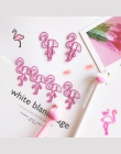 4 sztuk/partia słodki różowy Flamingo zakładek „ hotele ”oraz „ wynajem samochodów” na górze spinacz do papieru szkolne materiał