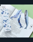 30 sztuk/pudło wieloryb ryby papieru zakładki piśmiennicze zakładki stojak na książkę karty wiadomość szkolne papelaria