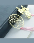 Złoty metal zakładki do książek kwiaty retro strona klipy biurowe akcesoria chool dostaw marcapaginas prezent