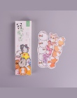 30 sztuk/pudło Cute cartoon zwierząt park papieru zakładki piśmienne zakładki stojak na książkę karty wiadomość