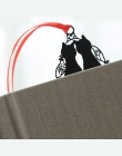 Piękny śliczne Kawaii metalowe zakładki czarny kot stojak na książkę do książki papierowe kreatywne prezent koreański biurowe bi