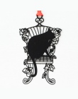 Piękny śliczne Kawaii metalowe zakładki czarny kot stojak na książkę do książki papierowe kreatywne prezent koreański biurowe bi