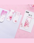 Romantyczny piękny wiśnia Sakura magnes zakładek „ hotele ”oraz „ wynajem samochodów” na górze spinacz do papieru szkolne materi