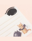 1 sztuka śliczne kot metalowe zakładki Kawaii czarny markery kreatywny spinacz do książek dla dzieci dziewczyny prezent japonia 