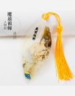 Mo dao zu shi liść kształt zakładki wodoodporny przezroczysty PVC z tworzywa sztucznego zakładek „ hotele ”oraz „ wynajem samoch
