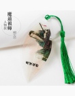 Mo dao zu shi liść kształt zakładki wodoodporny przezroczysty PVC z tworzywa sztucznego zakładek „ hotele ”oraz „ wynajem samoch