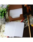 20 sztuk/partia śliczne czarny biały Kraft papierowy notes do robienia notatek uwaga klocki karty kreatywnych koreański biurowe 
