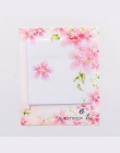 Japoński Sakura własny kij notatki samoprzylepne karteczki samoprzylepne śliczne notatniki opublikowane pisanie klocki naklejki 