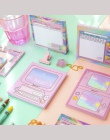 Kawaii gra komputerowa Memo Pad maszyna naklejki samoprzylepne Planner śliczne karteczki samoprzylepne notatnik szkoła artykuły 