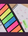 Kreatywny przezroczysty fluorescencyjne naklejki Planner indeks klasyfikacji naklejki BookMarker Memo Pad