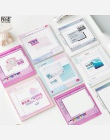30 arkuszy/dużo Kawaii biurowe komputer Ins Style notatnik dziewczyny różowy codzienny karteczki samoprzylepne przenośny słowo n