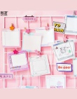 30 arkuszy/dużo Kawaii biurowe komputer Ins Style notatnik dziewczyny różowy codzienny karteczki samoprzylepne przenośny słowo n