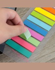 1 sztuk 7/10 kolory PET 20 arkuszy na kolor zakładki indeksu flagi Sticky Note na stronie Marker naklejki akcesoria biurowe arty