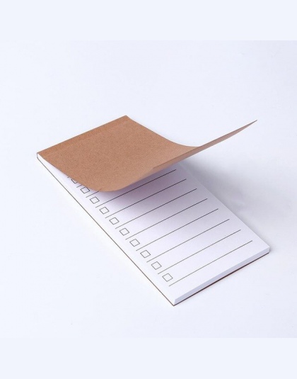 Kieszeń Kraft papierowy Notes Do robienia notatek notatnik piśmienne Scrapbooking notatki Memo lista rzeczy Do zrobienia na rozd