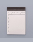 Małe papierowy notes do robienia notatek codziennie planner biuro biurko lista kontrolna notatnik do zrobienia lista schooll mat