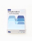 60 arkuszy/opakowanie cukierki kolor indeks karteczki samoprzylepne Notebook Planner akcesoria narzędzie wskaźnik lepkie naklejk