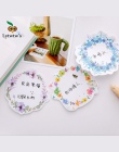 1 sztuk Lytwtw's nowy koreański Kawaii wieniec kwiatów karteczki kreatywny Post notatnik DIY Memo Pad materiały biurowe szkoła a