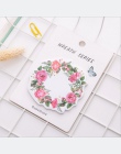 1 sztuk Lytwtw's nowy koreański Kawaii wieniec kwiatów karteczki kreatywny Post notatnik DIY Memo Pad materiały biurowe szkoła a