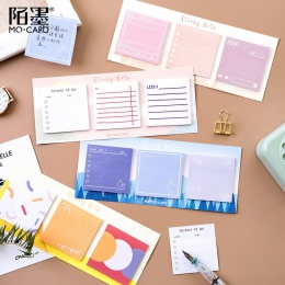 60 arkuszy/pad muzeum sztuki karteczki szkolne biurowe Memo Pad piękny pamiętnik naklejki Planner materiały biurowe