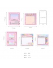 Japoński papier komputera Planner naklejki karteczki samoprzylepne Kawaii biurowe śliczne Memo Pad notatnik biuro dekoracji mate