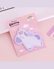 Koreański Kawaii tęczowa opaska jednorożec karteczki kreatywny Post notatnik śliczne DIY Memo Pad materiały biurowe szkoła papie