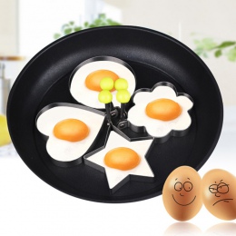 1 sztuk ze stali nierdzewnej jajka sadzone Pancake akcesoria kuchenne gadżety kuchenne owoce i warzywa kształt dekoracji kuchni.