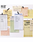 Wielofunkcyjny formularz serii retro stare papierowy notes do robienia notatek notes biurowe sticky uwaga wiadomość karteczki do