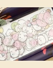 50/opakowanie Cute Cartoon Kawaii pcv dekoracyjne naklejki piękny kot niedźwiedź Diy Memo Pad dla dzieci szkolne materiały biuro