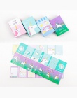 Cute Cartoon jednorożec Party Memo Pad 6 składane N razy rolka do czyszczenia ubrań notatki Memo notatnik zakładek „ hotele ”ora