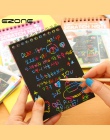 EZONE DIY śliczne Kawaii cewki Graffiti Notebook czarna strona magia szkicownik malarstwo notatnik dla dzieci notatnik biurowe p