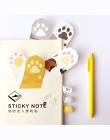 Cute Cartoon Meow kotek kot Paw Memo Pad karteczki Post strona Marker Planner