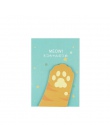 Cute Cartoon Meow kotek kot Paw Memo Pad karteczki Post strona Marker Planner