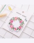 1 sztuk nowy koreański Kawaii kwiat wieniec Sticky Notes kreatywny Post Planner notatnik DIY Memo Pad artykuły biurowe szkolne a