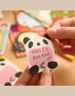 8 sztuk/partia śliczne Panda samoprzylepne memo pad Cartoon zwierząt papier post it karteczki samoprzylepne zakładek „ hotele ”o