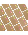Nowość Kraft papierowa pokrywa cukierki kolor Memo Pad, których części N-końcowe razy karteczki samoprzylepne zakładek „ hotele 