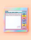 Kreatywny gra komputerowa maszyna do modelowania Memo Pad różowy dziewczyna serce N razy karteczki samoprzylepne notatnik notatn