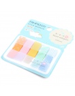 1 PC śliczne cukierki kolorowe Stick markery książka strona indeks Flag karteczki Memo Pad Paster naklejki biurowe szkolne