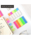 Świeże Rainbow kolor Memo Pad karteczki Memo Notebook biurowe Papelaria Escolar szkolne